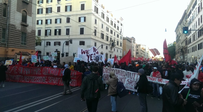 3 piazze romane un primo risultato: i migranti non sono più un �oggetto da mostrare�